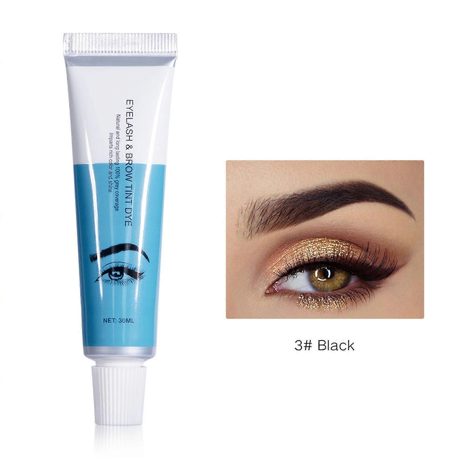 Ensemble de crème à sourcils DIY Sourcil teint brun noir stéréo sourcil
