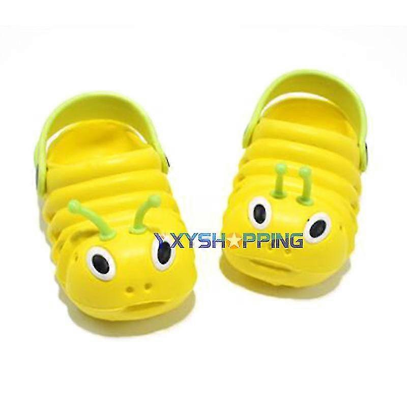 kids Boys Girls Summer Beach Sandals Slipper Shoes Caterpillar slippers Cool head baby shoes gift