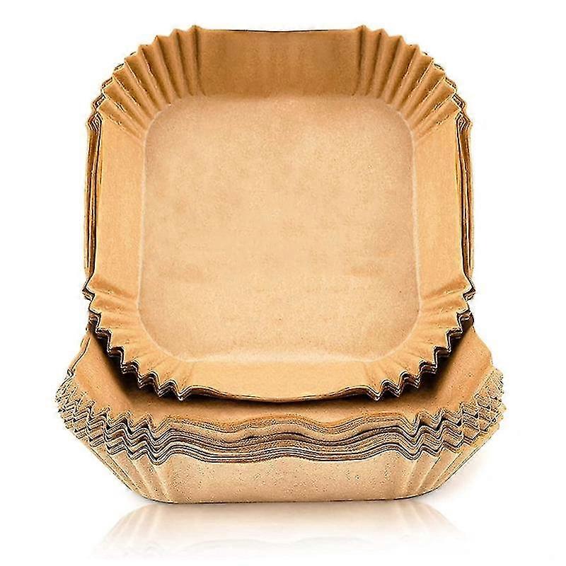 Air Fryer Liners 7.9 Inch Large Size Square Non Stick Greaseproof Paper Sheets Airfryer Parchment O