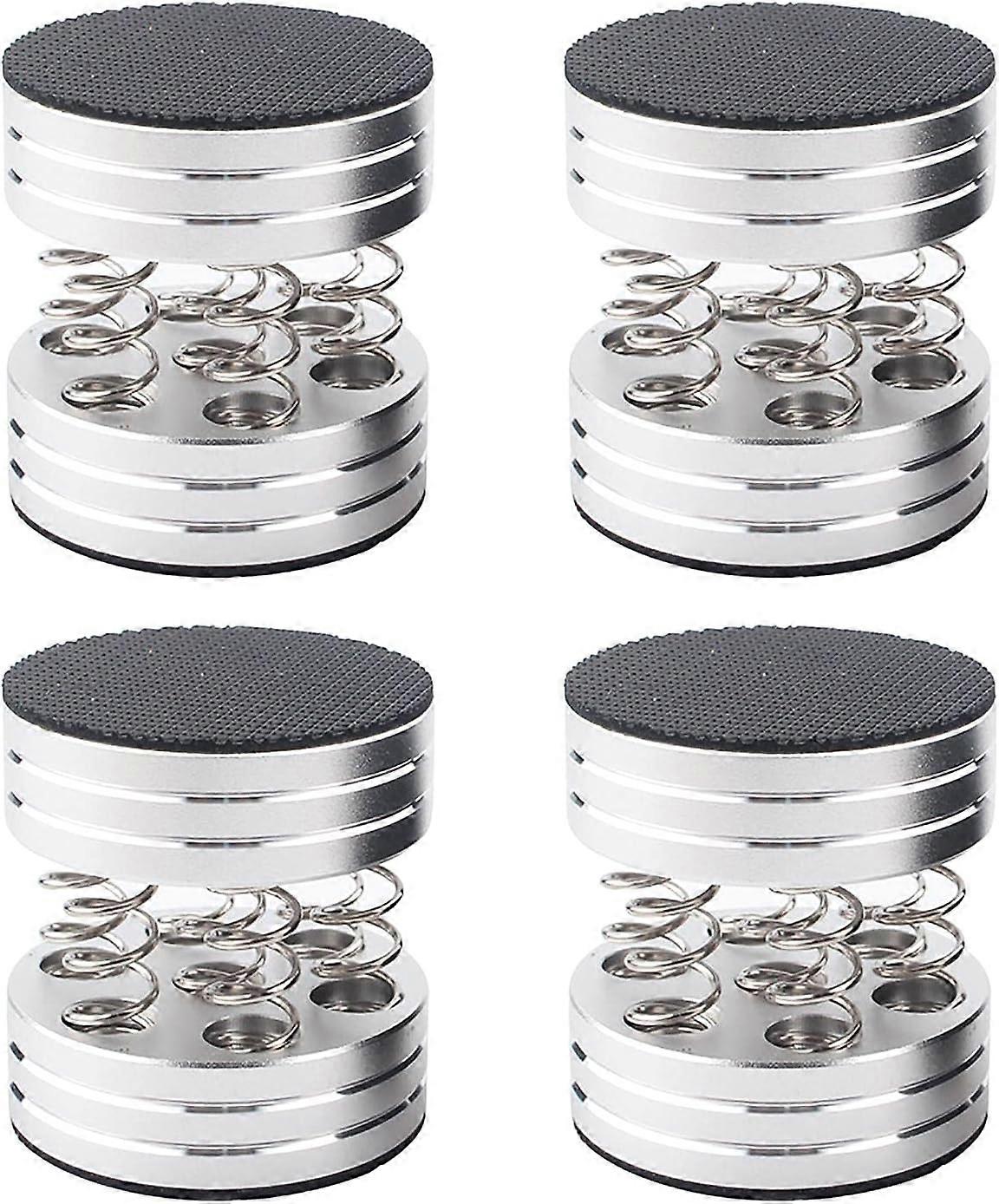 4 Pack Spring Loaded Damping Pads, Speaker Isolation, Adjustable Height With Non ~-7