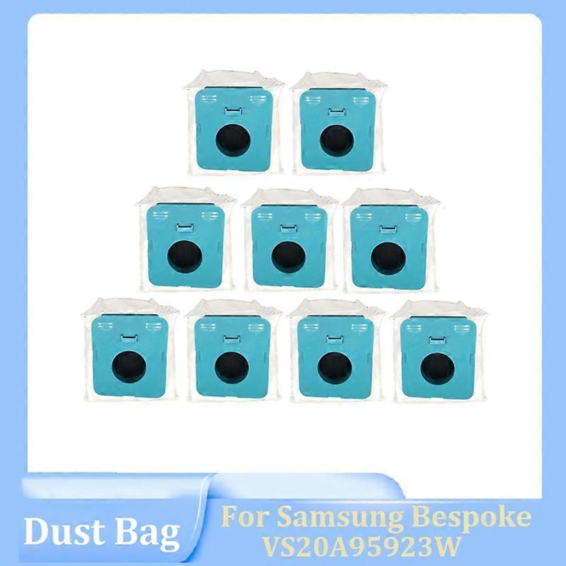 9ks Čistič Prachový Sáček Pro Samsung Bespoke VS20A95923W Air-Jet Akumulátorový Tyč Čistič Sběr Prachu Filtr