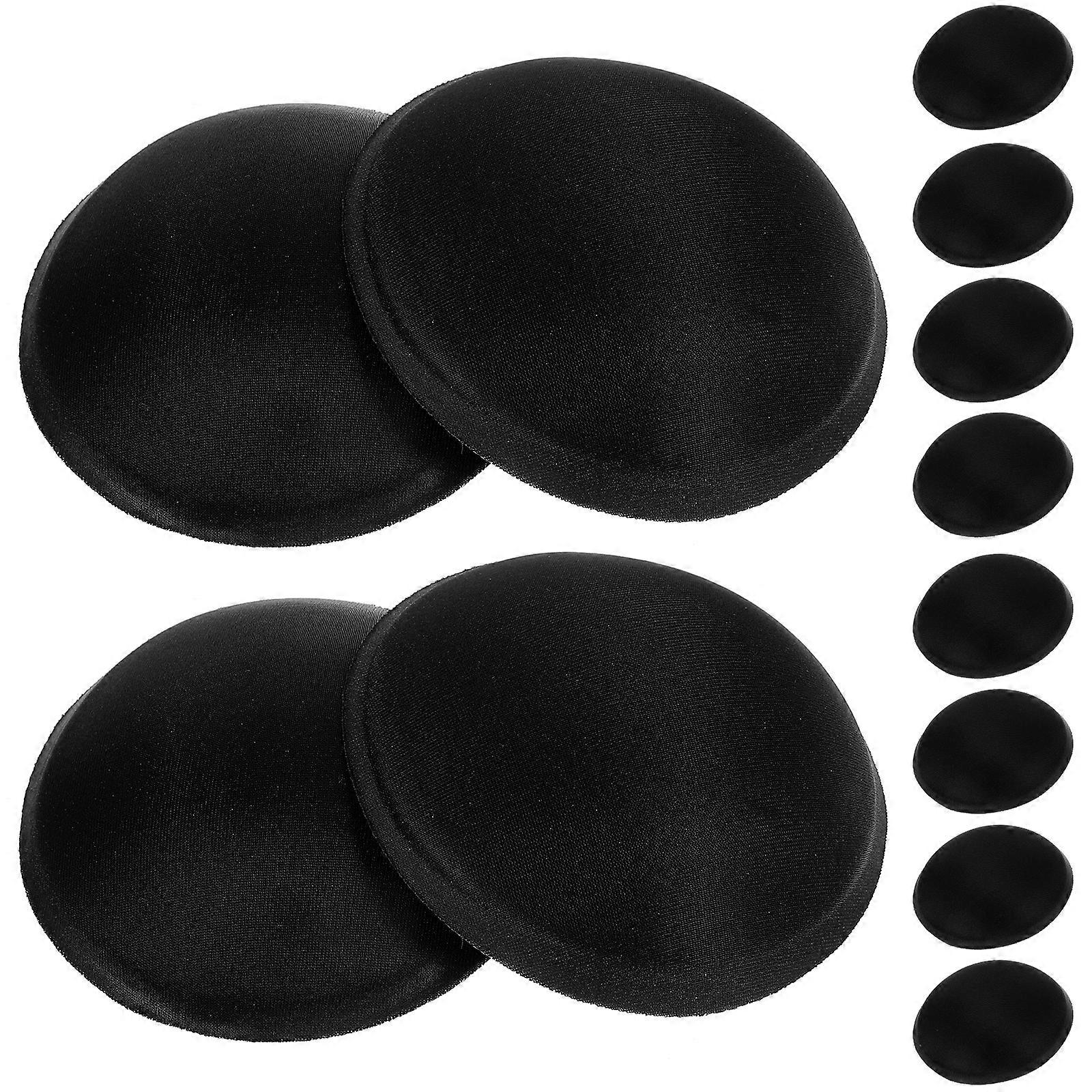 3 Pairs Bra Pads Pushup Superior Sponge Bra Cup Insert Pad Push Up 90L (Black)