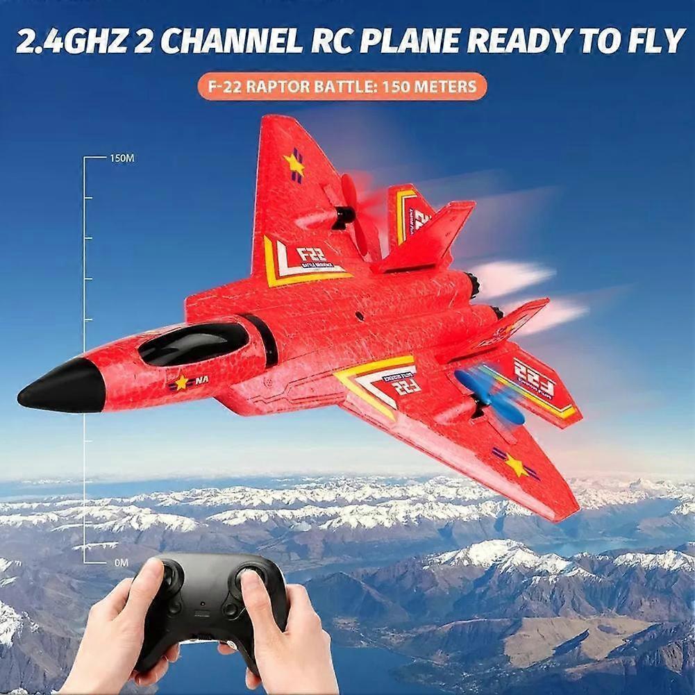 Aeroplano Radiocomandato 2.4Ghz Aereo RC F22 Raptor 2.4G - Con Giroscopio 3 Assi, RTF, Per Principianti Ed Esperti Rush Wave Boat Elettrico Aeroplano Radiocomandato 2.4Ghz Aereo RC F22 Raptor 2.4G - Con Giroscopio 3 Assi, RTF, Per Principianti Ed Esperti Rush Wave Boat Elettrico