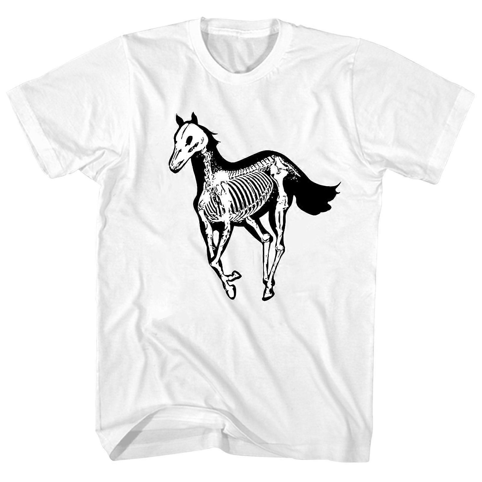 Tričko Deftones White Skull Pony