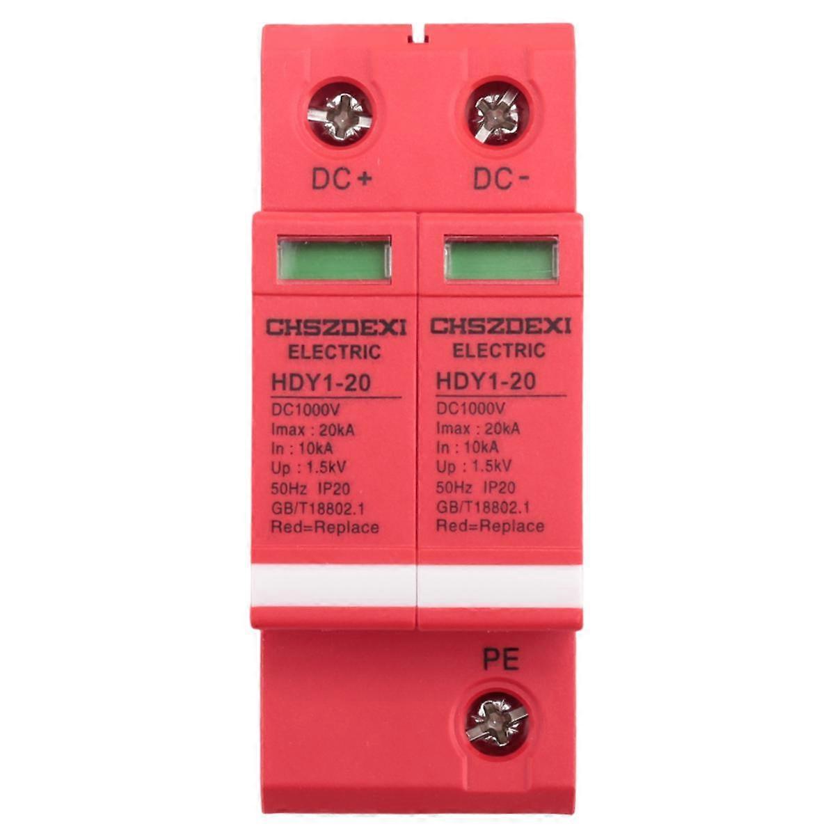 2P 20KA DC 1000V Electric Surge Protector Circuit Breaker Surge Protective Device
