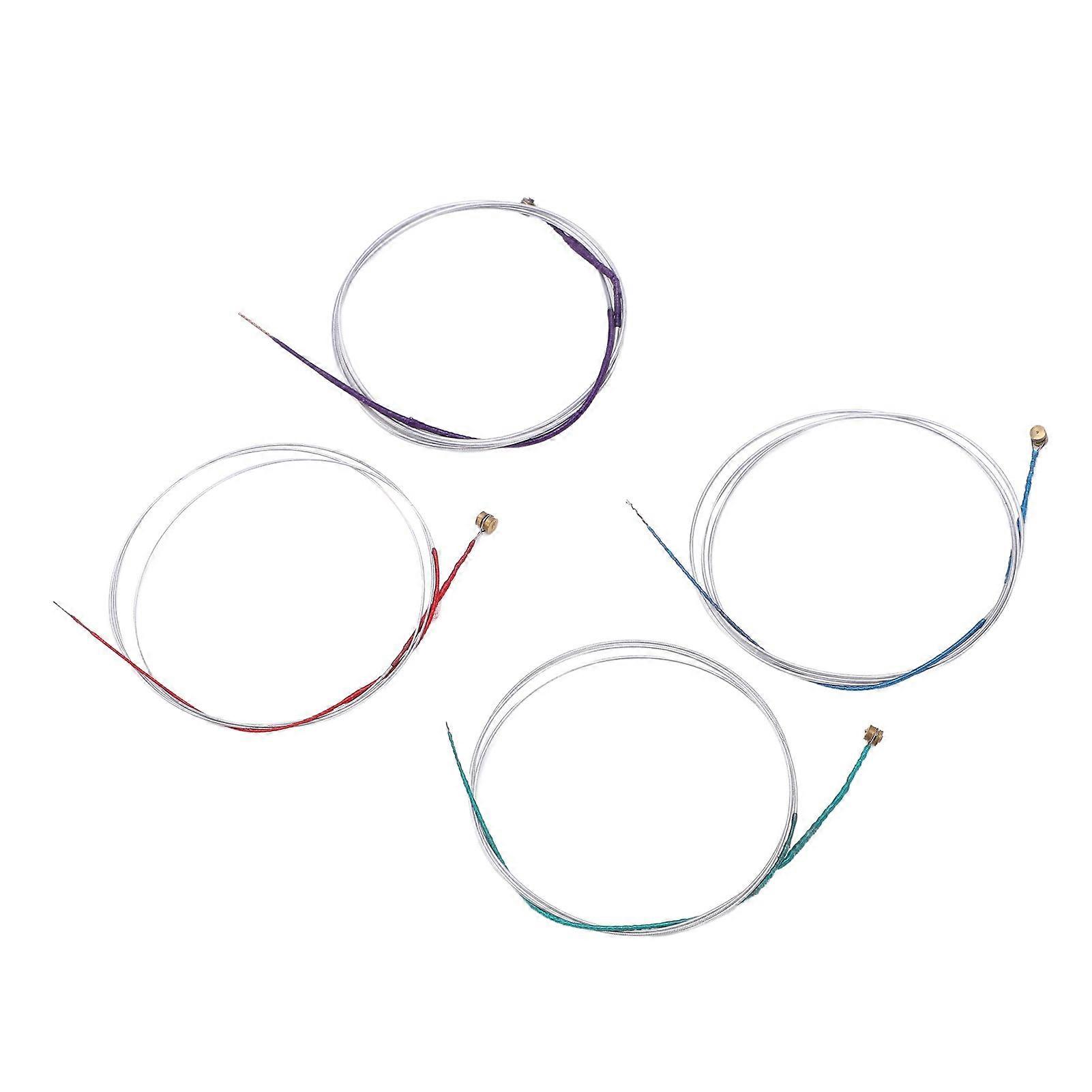 4 Pieces Viola Strings Set Replacement for 4 4 Metal Viola - Solid MetalAttachment