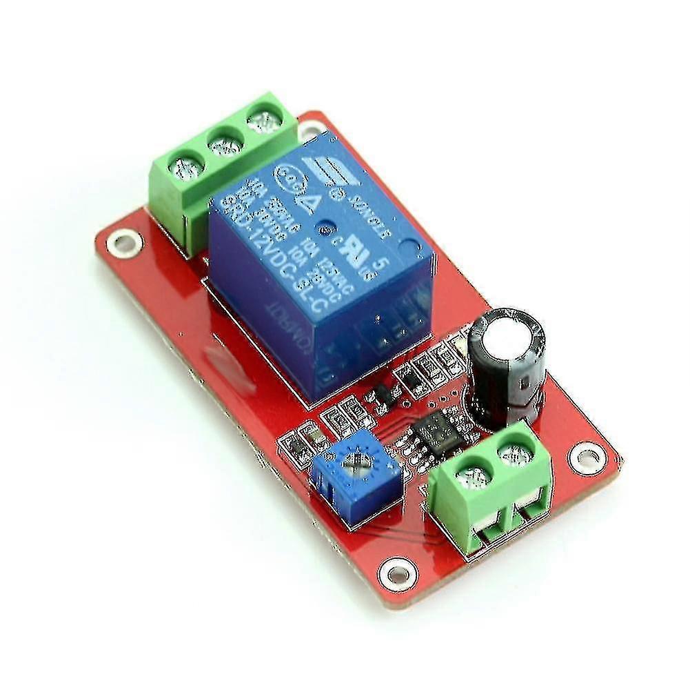 12v Delay Timer Relay Ne555 Adjustable Delay Switch 1 To 20 Second Dc New
