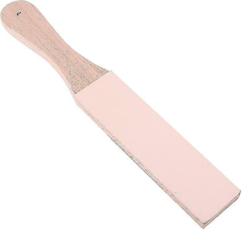 Leather Sharpener Wood Handle Tool Polishing Sharpening Tool For Razors Daggers Hunting Knives Fishing Sharpening All Kinds Of Blades And Razors