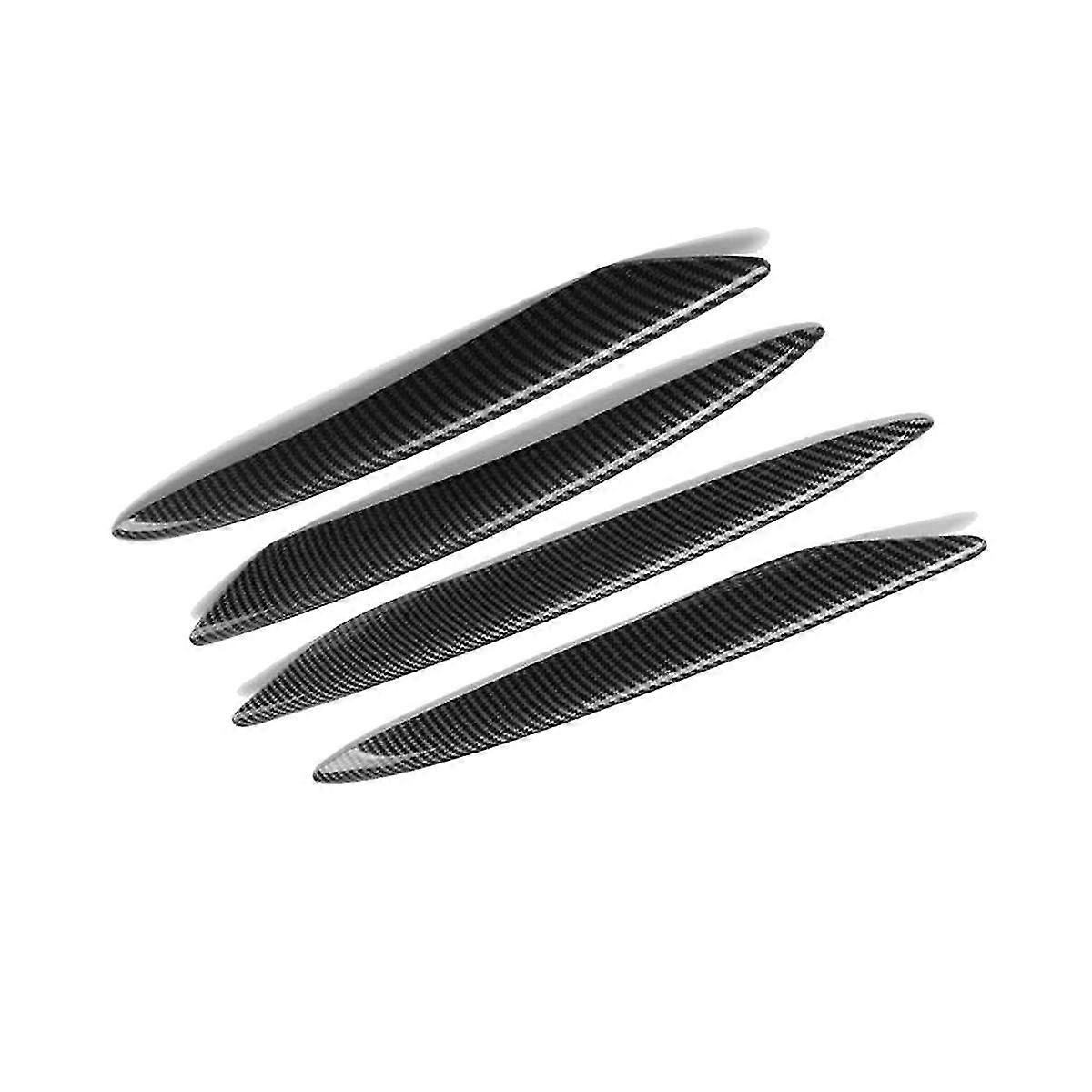 4pcs Front Bumper Fog Light Lip Splitter Grille Trim For E Class W213 E43 E63 2016-2020 Splitter Cover