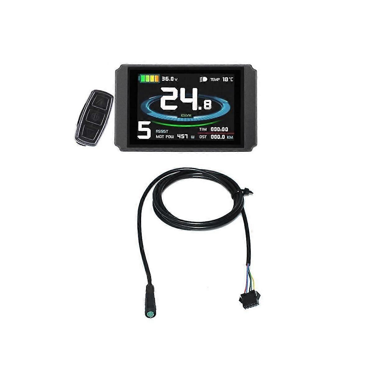 Ebike Display Meter 24v 36v 48v Kt-lcd8hp Electric Bicycle Computer Display Sm Plug For Electric Bike Parts