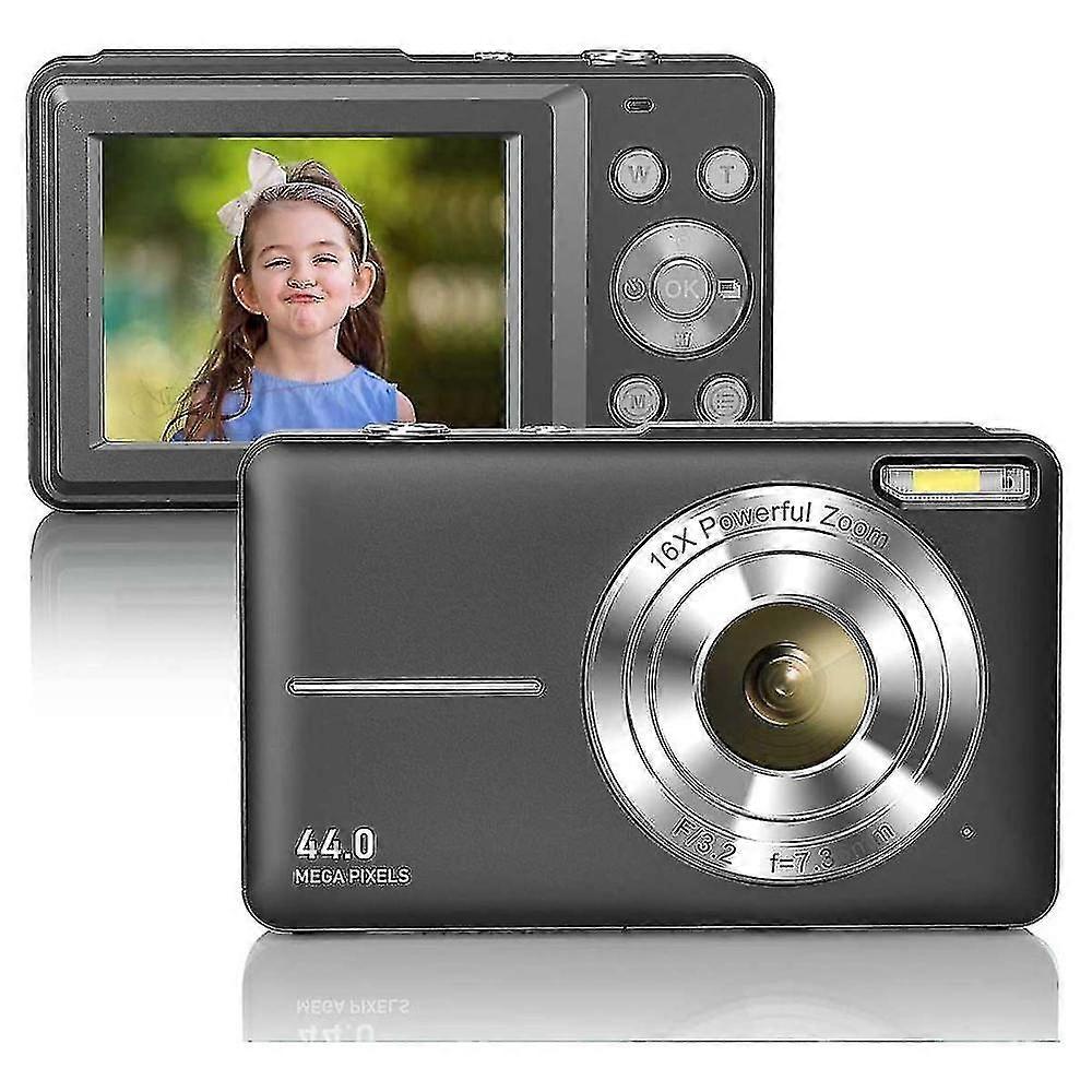 1080p Full Hd Câmera Digital 44mp Câmera Compacta 2,4 polegadas Lcd tela 16x Zoom Digital Mini Câmera