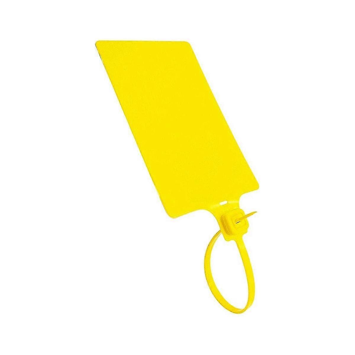 Sigilli in plastica Etichette di spedizione Logistica Utilizzare Cravatta per etichette con segno grande, lunghezza totale 255 mm, confezione da 100 pezzi