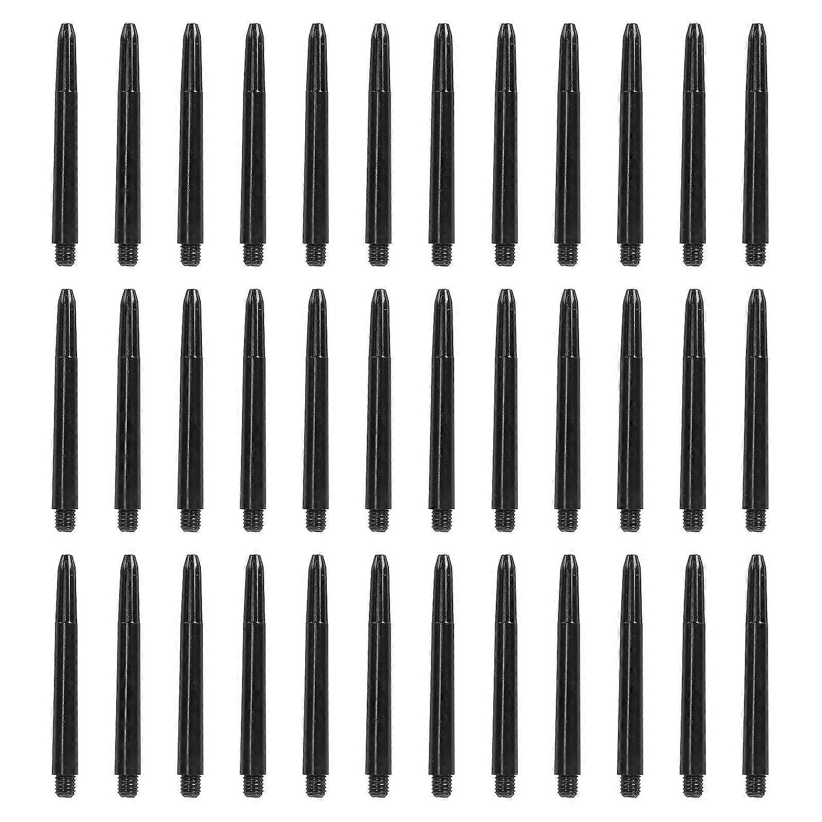 100 Pcs Black Set Plastic Dart Shafts Dart Shafts Black Dart Shafts Dart Shaft Thread Size-FCY