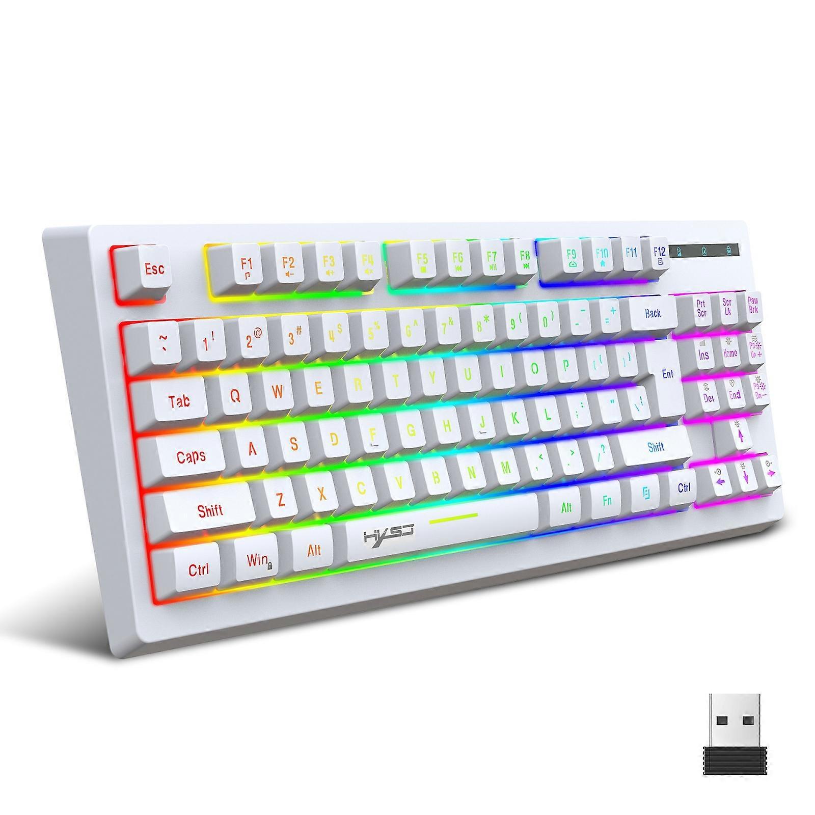 HXSJ L100 87 Keys Wiress Keyboard