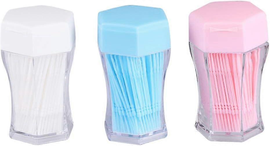 600pcs Interdental Brushes Plastic toothpicks Interdental Cleaners with Boxes