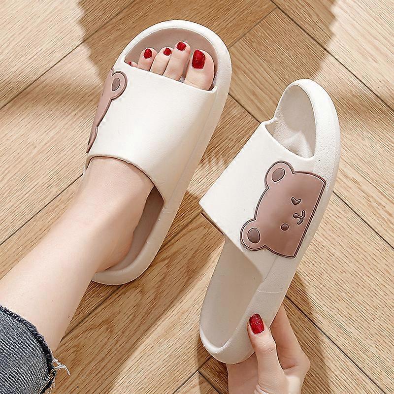 BH-JJSMGS Pillow Slippers For Women And Men, Cloud Slides Shower Sandals House Shoes Comfy And Cushioned Thick Sole