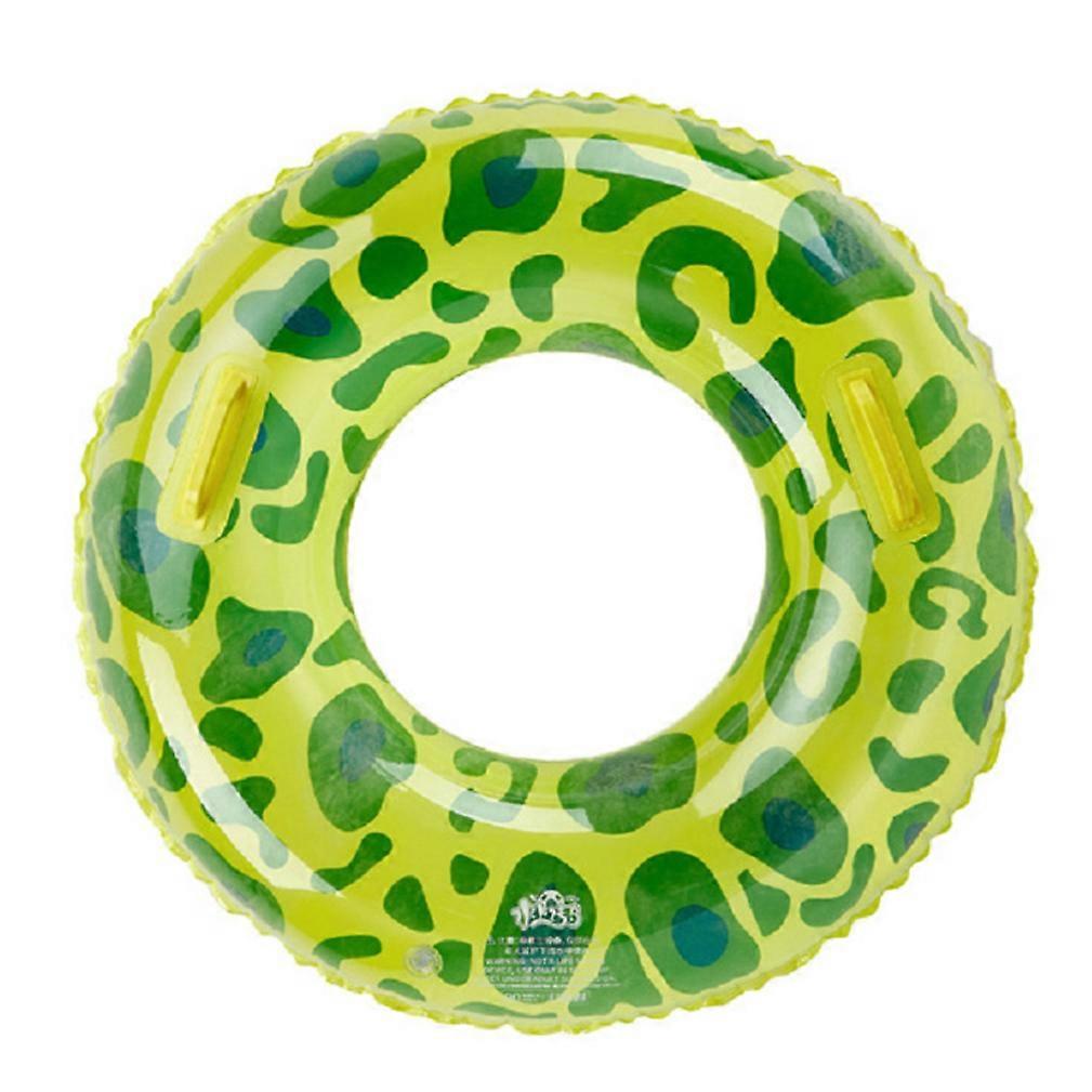 Artful Green Swimming Ring Summer Inflatable Pool Float for Adults