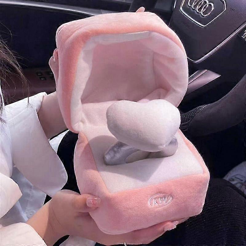 リングボックスぬいぐるみラブダイヤモンドリングケースぬいぐるみカップルリングサプライズギフトボックス思い出結婚記念日ギフトを提案します