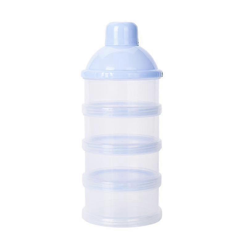 -Distributore portatile di latte in polvere, lattina di formula, contenitore per latte portatile a 4 livelli, portasnack per bambini 1 pezzo