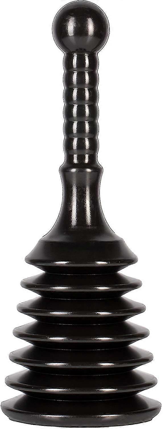 Plumbing Tool-drain Plunger Ribbed Profile For Strong Suction Power