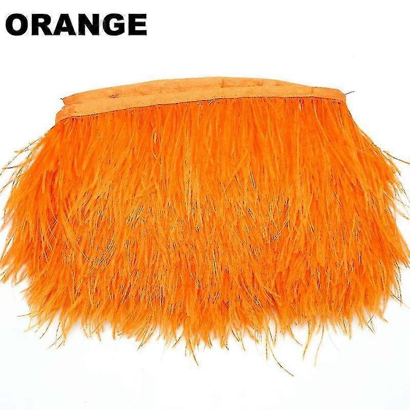26colours Quality Ostrich Feather Fringe Trim For Millinery Hat Craft Dress