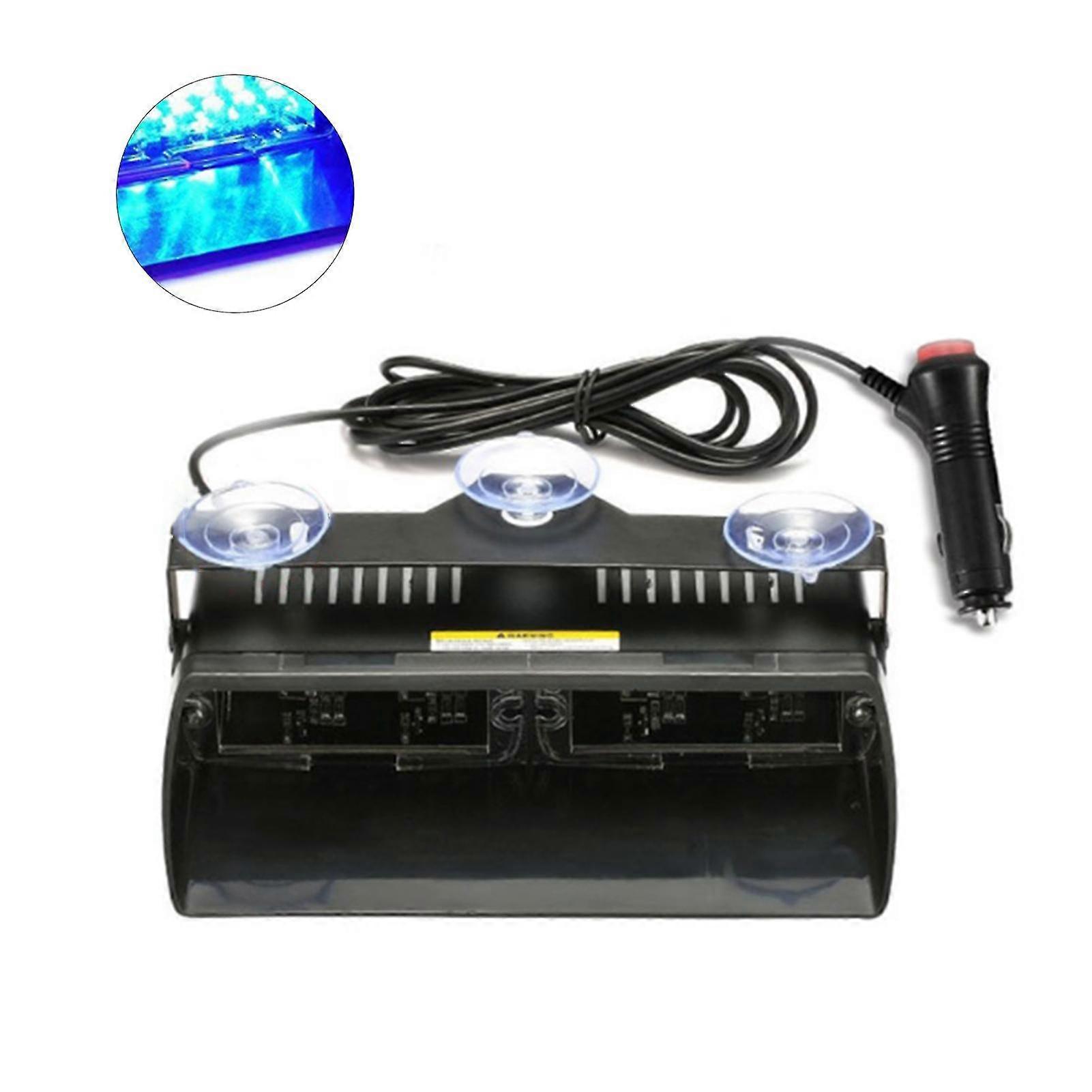 16 Led High Intensity Windshield Emergency Hazard Warning Light Strobe Lamp