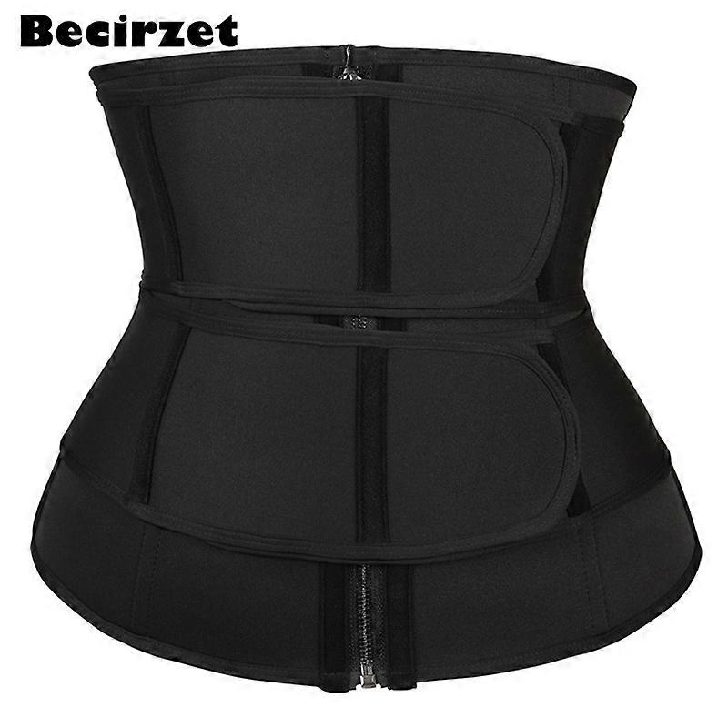 Strong Control Sheath Waist Trainer Women Slimming Belt Modeling Straps Tummy Wrap Reductive Girdle Neoprene Grey Shaper Cincher