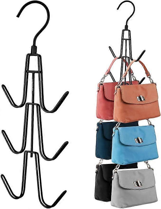 منظم شماعات المحفظة لخزانة ، 1 حزمة حامل حقيبة معلقة