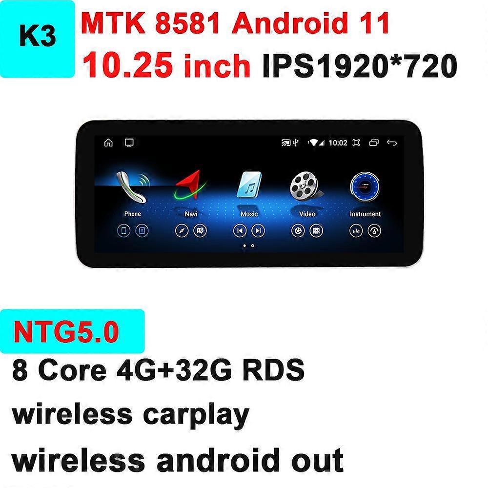 JingTian Car Carplay Android 12 DVD Navigation Radio Multimedia Video Player for Benz A/CLA/GLA Class W176 X156 C117 2013-2018