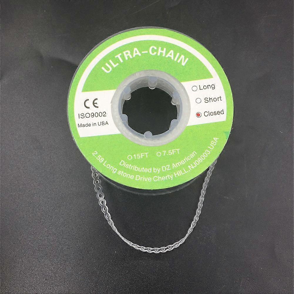 Dental Tool Orthodontic Elastic Clear Ultra Power Chain Rubber Band 3 Types JIKAIX