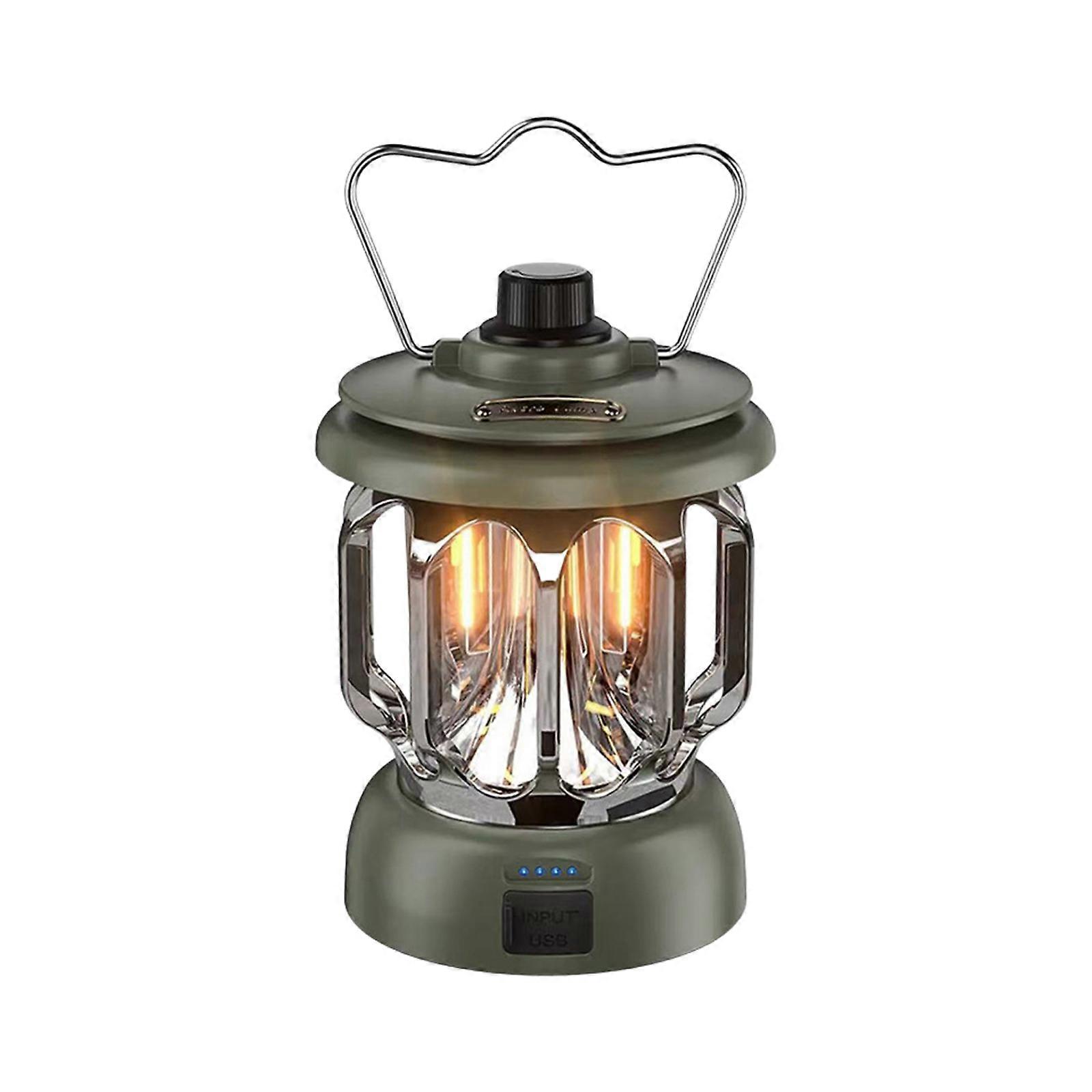 2023 Uudet kuumat retkeilyvalot LED ladattava vedenpitävä ulkovalaisin