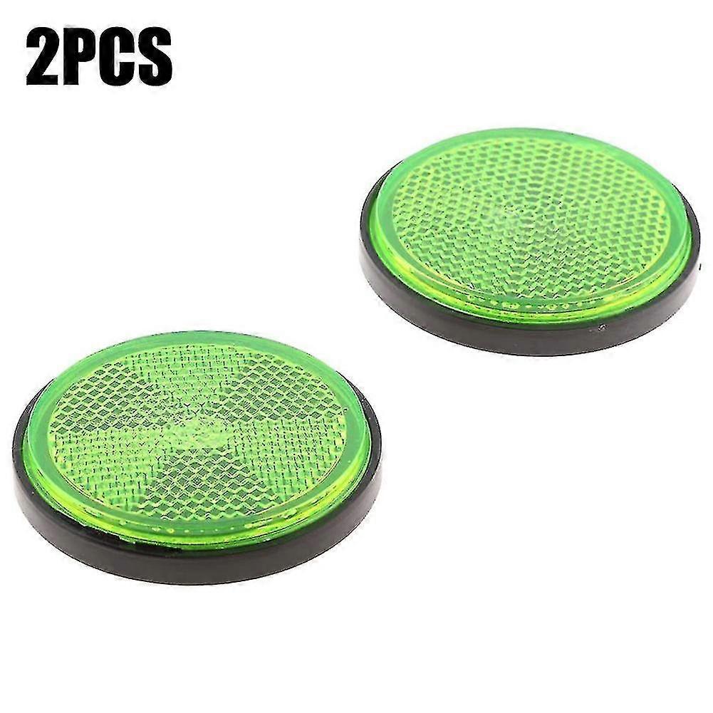 2pcs 2.16inch υψηλής ορατότητας στρογγυλός ανακλαστικός ανακλαστήρας προειδοποίησης weatherproof εγκαθιστά για το αυτοκίνητο