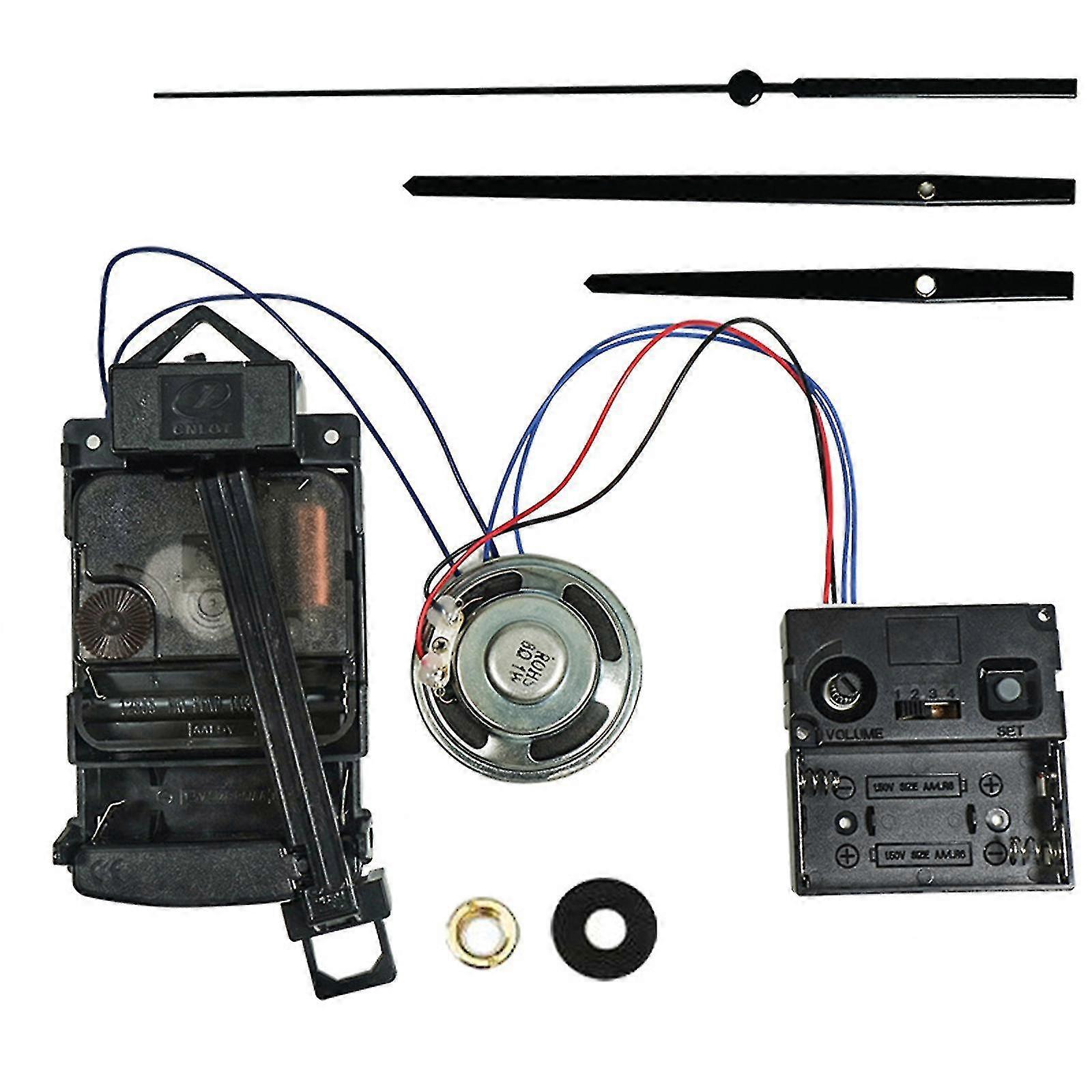 12888 Mouvement pendulaire Mouvement en plastique avec aiguilles Step Clock Accessoires