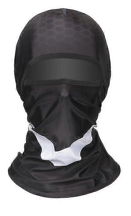 Protector solar de seda helada Sombrero negro Pasamontañas
