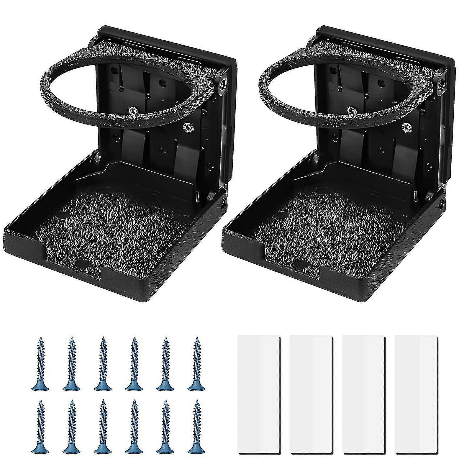 Car Cup Holder,2 Pack Adjustable Folding Cup Drink Holders,automotive Plastic