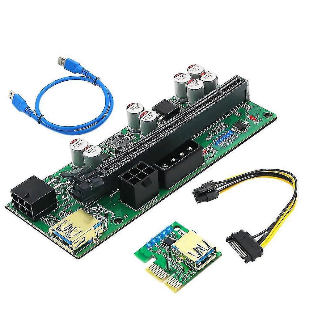 1 Pcs 010-x Pcie Riser 1x To 16x Graphic Extension For Gpu Btc Mining