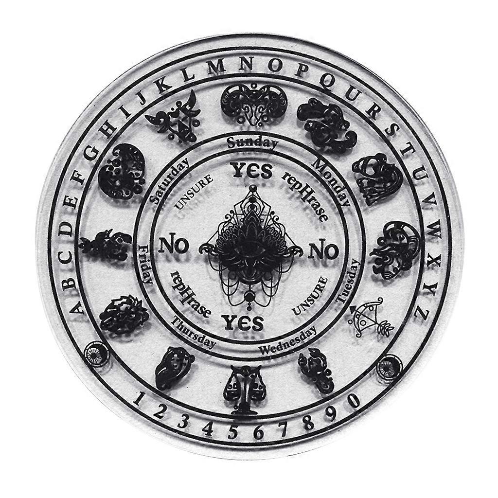 Akryl Transparent Pendelbräda Spådomsbrädor för hem sovrum Signdecor