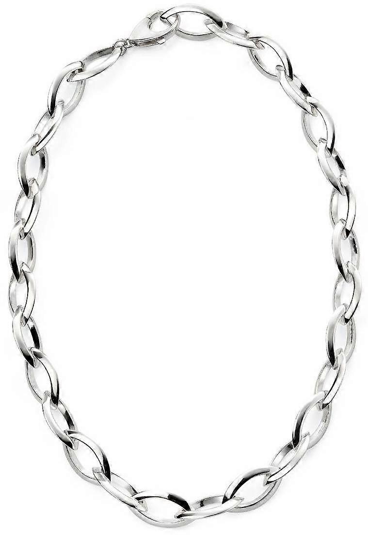 Beginnings Marquise Link Chain Necklace - Silver