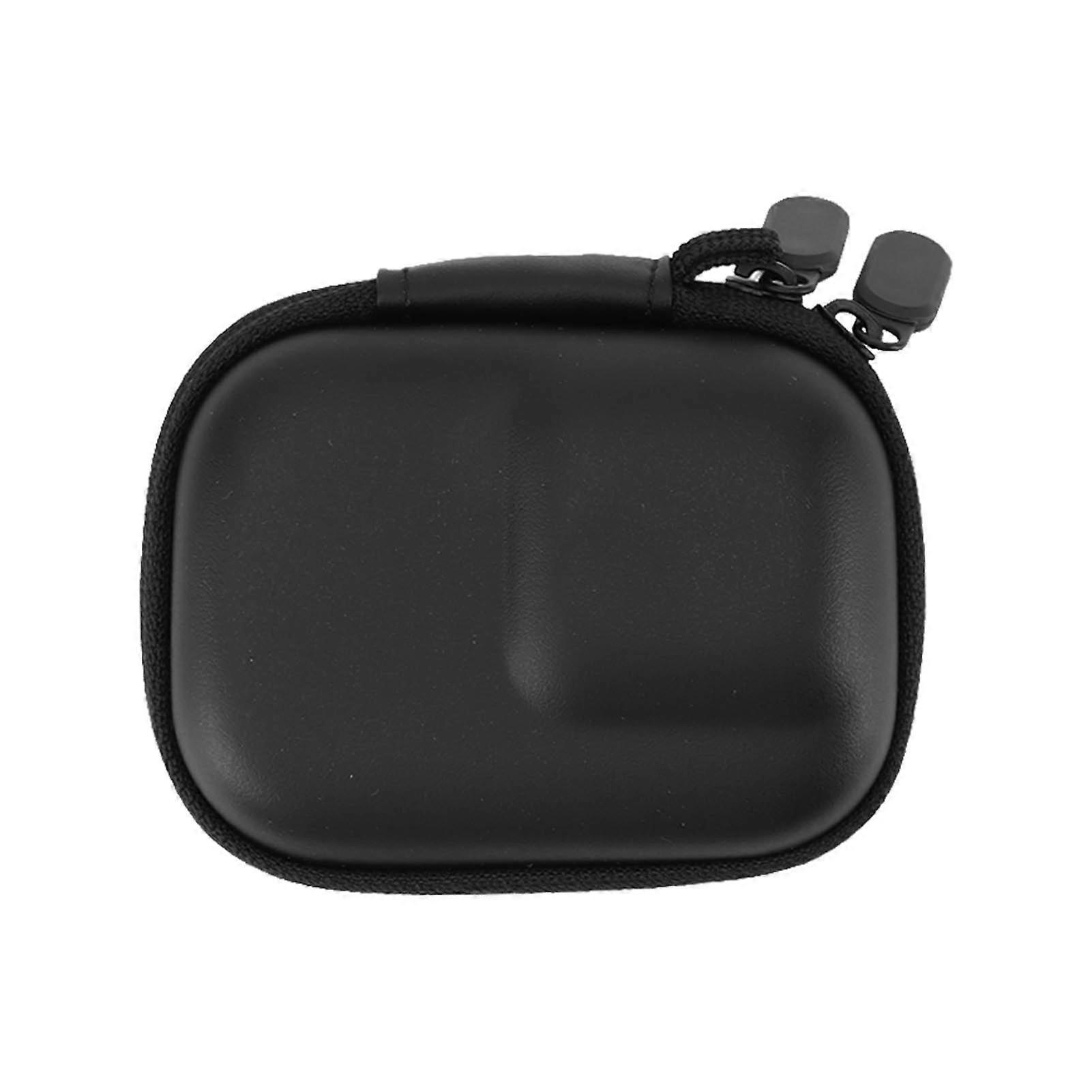 Carrying Case for DJI Osmo Action 4 3 PU Leather Action Camera Hard Shell Protective Storage Bag Black