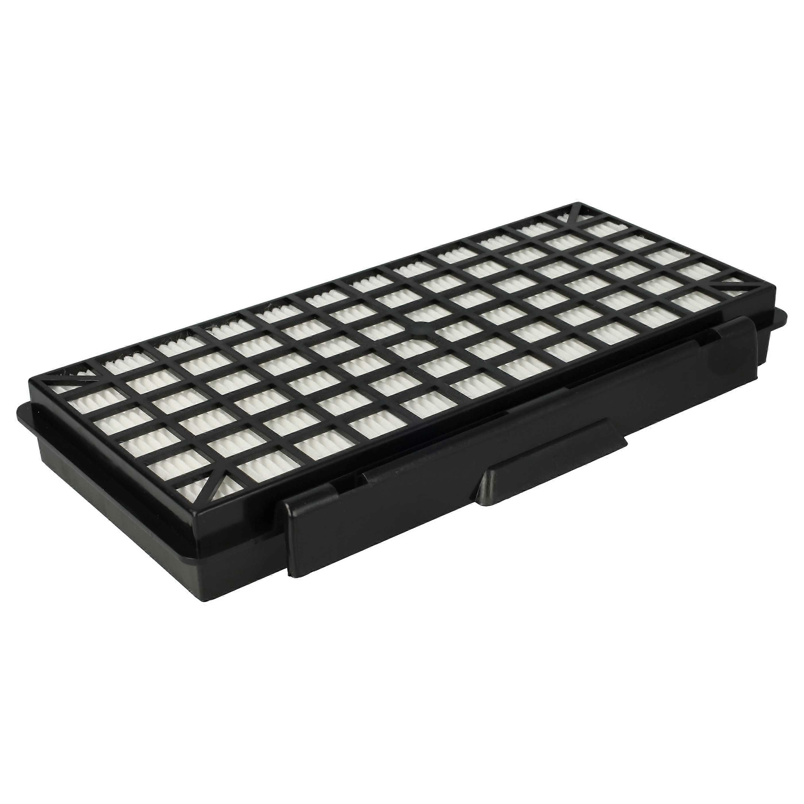 Filtro para aspirador de pó VHBW compatível com aspiradores Siemens VSQ8SEN72A, VSQ8SIL66A, VSZ 51402/01, VSZ 51423, VSQ8SEN72C - Filtro HEPA preto e branco
