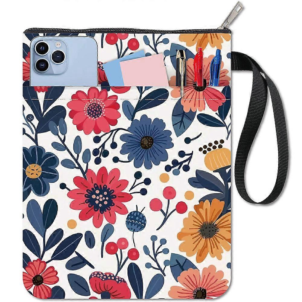 Cloth Book Cover Notebook Wraps Rectangle Flower 280x220mm