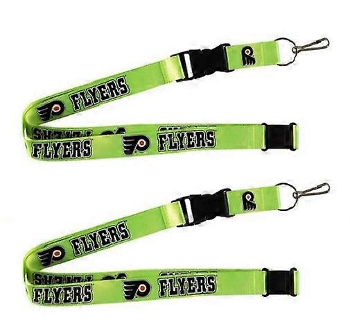 Philadelphia Flyers NHL Neon Schlüsselband 2er Pack
