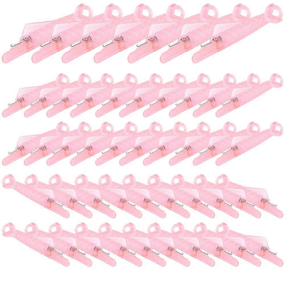 50Pcs Fish Shape Sewing Machine Needle Threaders Quick Sewing Threader Needle Guide Tool Plastic Sewing Wire Loop Hot Pink 32x7x4mm