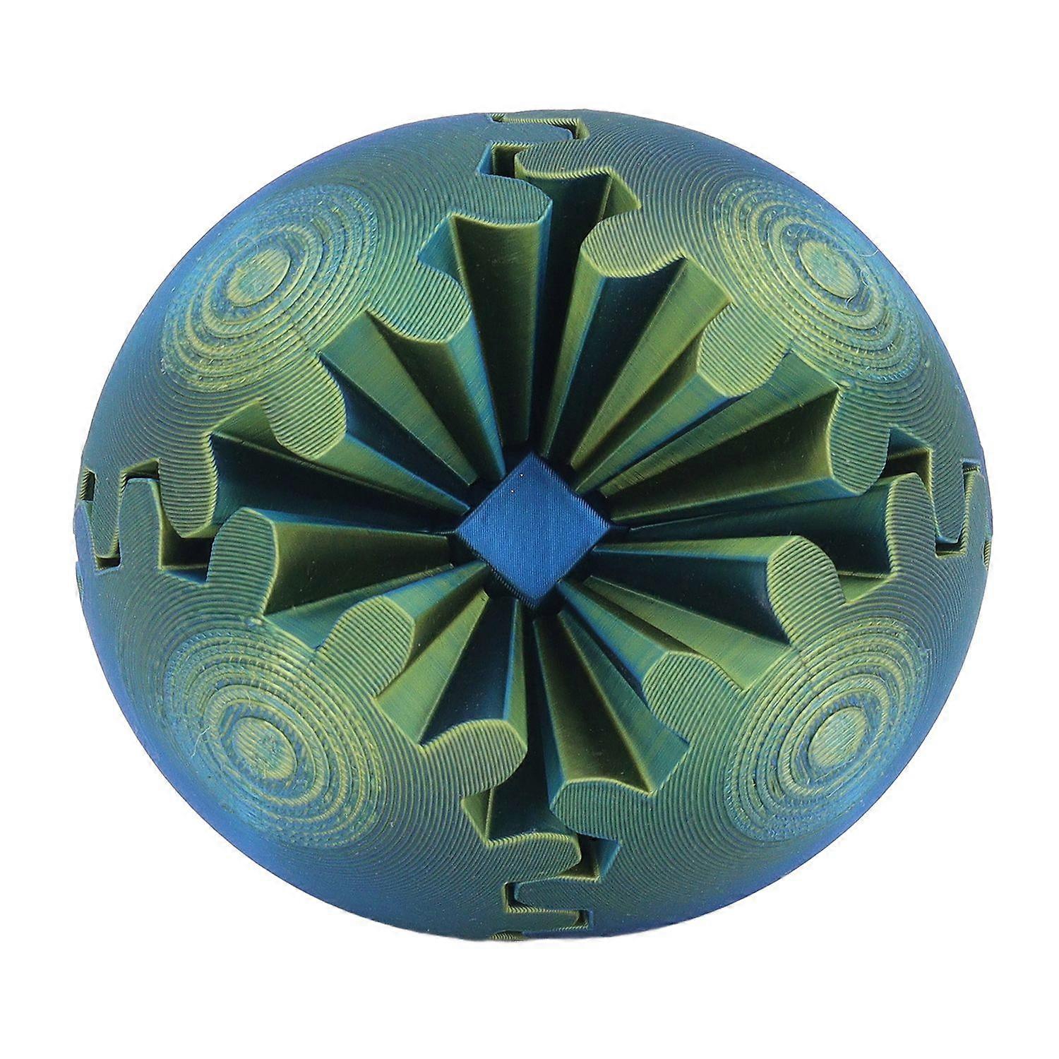 3D Printed Gear Ball Relieve Stress Anxiety Relaxation Regulate Tension Smoothly Rotating 3D Printed
