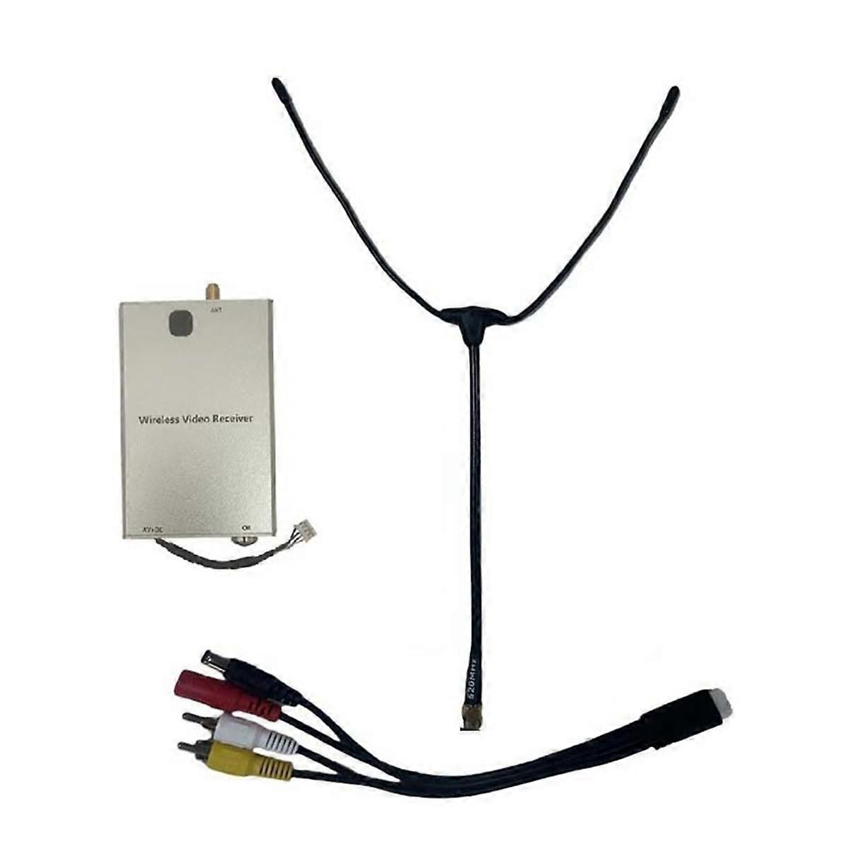 40KM VRX FPV Videoempfänger 500Mhz Wireless Analog Video Receiver Übertragung mit großer Reichweite