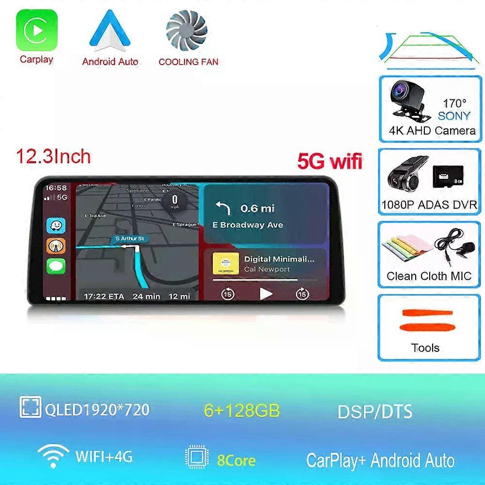 12.3inch For Mazda 3 Axela 2014 - 2019 Car Radio Multimedia Android 14 Player Gps Navigation Video Stereo Audio Head Unit Screen