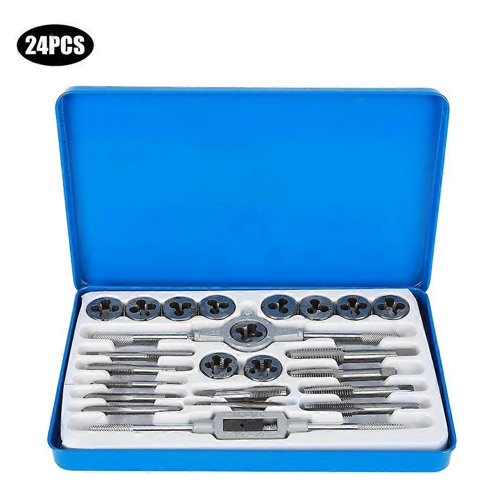 24Pcs Threaded Tap and Die Set
Hand Operated Industrial Tool Iron Box
Hardware Supplies