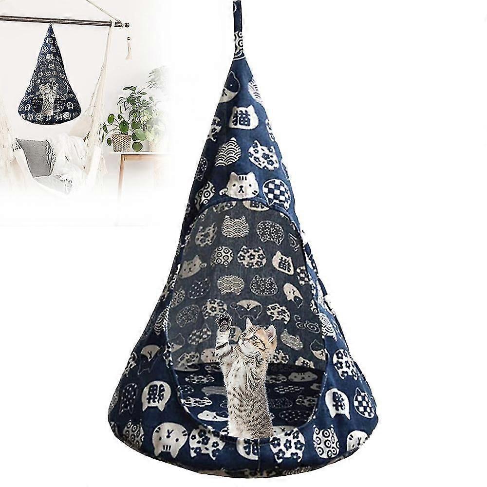 HammockBedsSwing Chair Pet Hanging BasketNest Swing Kitten Hanging Nest At Tent Or Window Perch-ideal For Pet And Kids Toy Storage