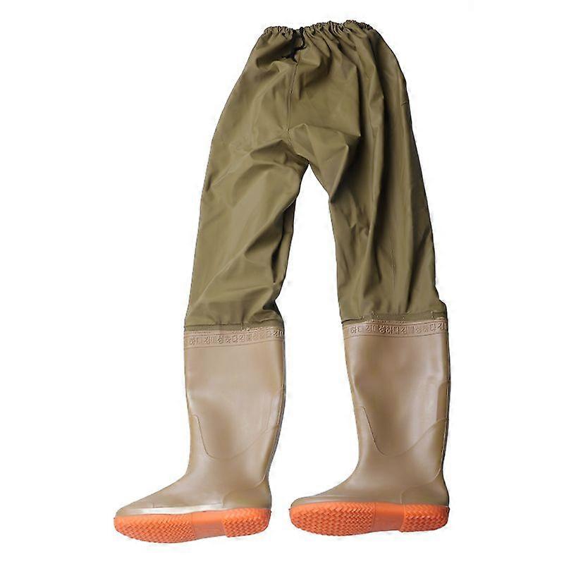 SBSGV Fishing Wader Wearproof Water Resistant Antislip Boot Waist Wader Pants for Men Women 39