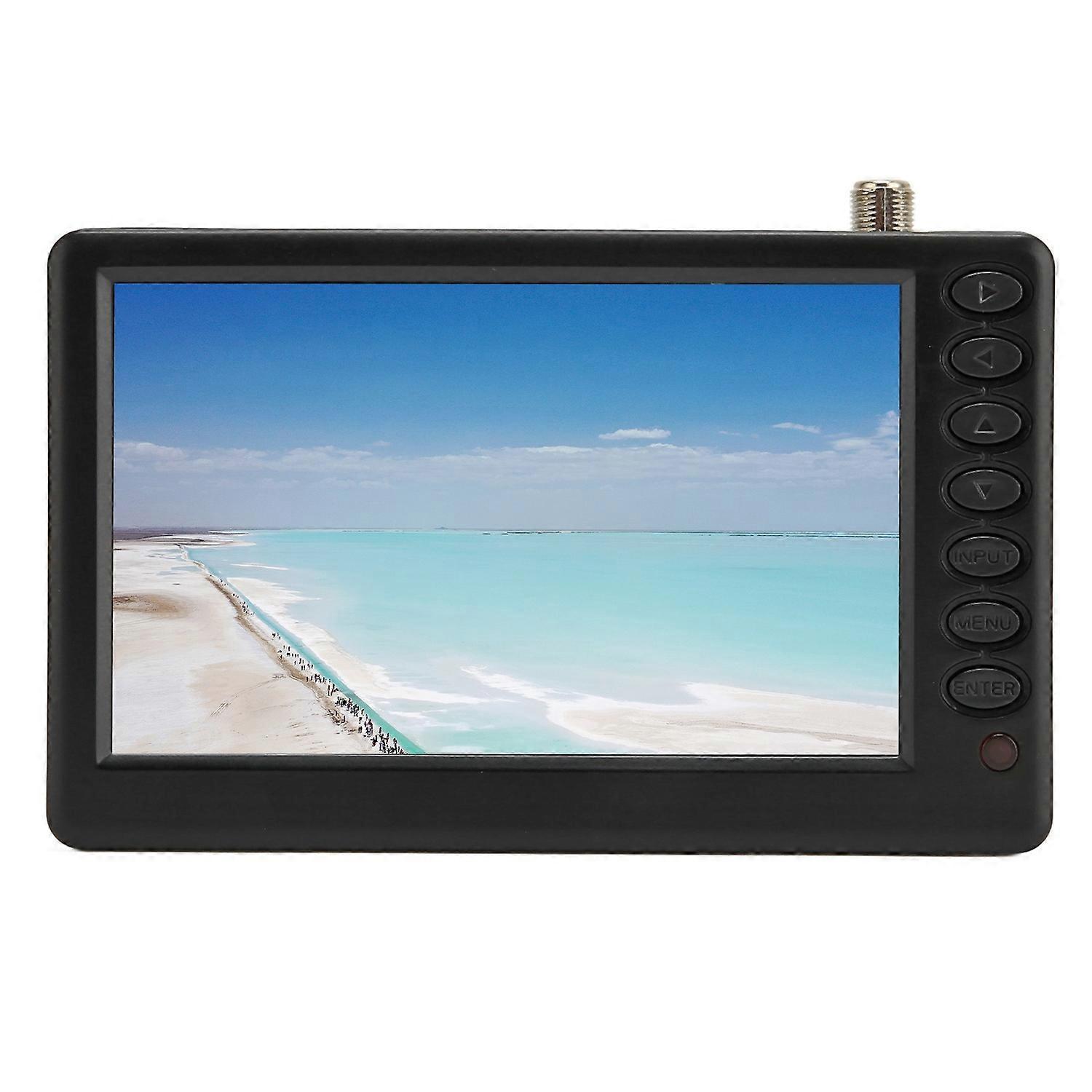 5 Inch Portable Digital TV ISDB T Multiple Interface High Sensitivity Rechargeable Portable LED TV U